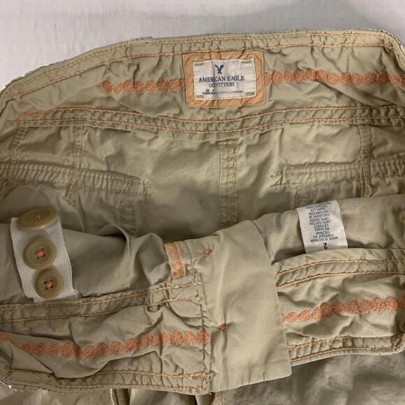 vintage american eagle low rise cargo capris - Picture 5 of 7
